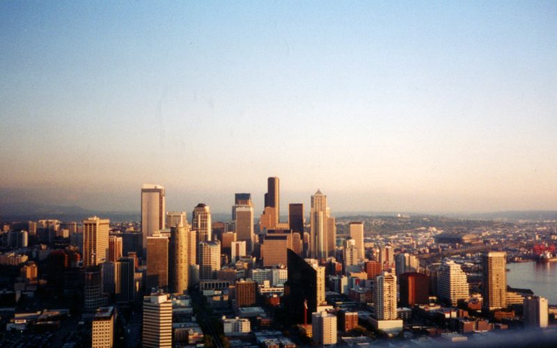 Seattle skyline from Space Needle