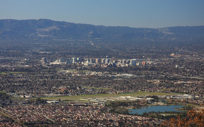 San Jose and Silicon Valley skyline